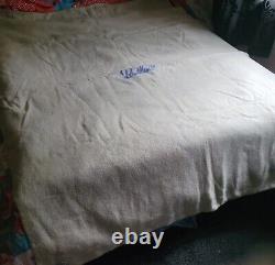 Rare Vintage Early's Of Witney Early Warm Wool Blanket With Butlin's branding