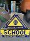 Rare Vintage Enamel Original AA & Motor Union Sign