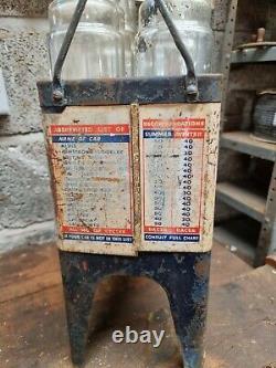 Rare Vintage Esso Essolube Bottle Crate Automobilia Garage Barn Find Motor Oil