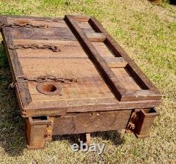 Rare Vintage Factory Rail Cart Miniature, Superdry Advertising Shop Display Prop