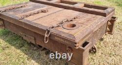 Rare Vintage Factory Rail Cart Miniature, Superdry Advertising Shop Display Prop