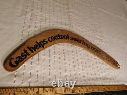 Rare Vintage Gast Mfg. Benton Harbor, MI Advertising Boomerang Soaring Costs