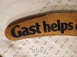 Rare Vintage Gast Mfg. Benton Harbor, MI Advertising Boomerang Soaring Costs