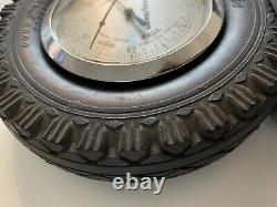 Rare Vintage Goodyear Tyre And Barometer Working 6in Diam. 60's