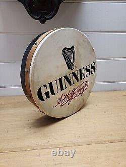 Rare Vintage Guinness Beer Advertising Bodhran Waltons Celtic Irish Drum