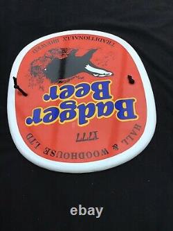 Rare Vintage Hall & Woodhouse Ltd 1777 Badger Beer Metal Advertising Beer Sign