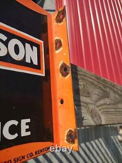 Rare Vintage Harley Davidson Motorcycle Old Dealer Porcelain Metal Sign