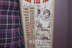 Rare Vintage Heinz 57 Pickles Ketchup 24 Metal Thermometer Sign WORKS
