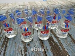 Rare Vintage IH International Harvester Scout, Travelall, Pickup 8 Glasses set