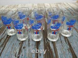 Rare Vintage IH International Harvester Scout, Travelall, Pickup 8 Glasses set