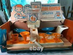 Rare Vintage Ideal toy Howard Johnson's Soda Fountain Serving Pieces Box