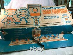 Rare Vintage Ideal toy Howard Johnson's Soda Fountain Serving Pieces Box