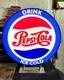 Rare Vintage Illuminated Pepsi Cola Counter/bar Sign. (genuine Usa, Circa 1960)