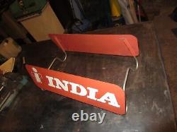 Rare Vintage India Tyres Garage Display' Counter top double sided. 1960's