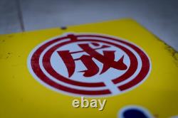 Rare, Vintage Japanese Tyre Sign, Metal with Enamel finish (Large)