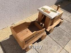 Rare Vintage Kodak Camera Film Sign Display Advertising Wooden Kids Toy Train