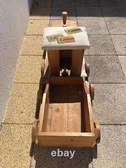 Rare Vintage Kodak Camera Film Sign Display Advertising Wooden Kids Toy Train