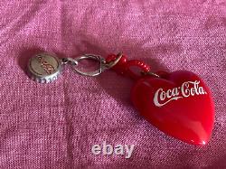 Rare Vintage LOT ADVERTISING Coca Cola 1970's including sterling silver -925