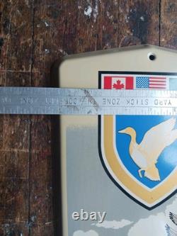 Rare Vintage Large Ducks Unlimited Metal Advertising Thermometer 24 By 8