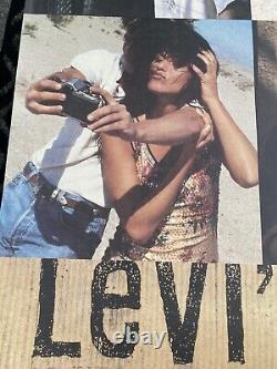 Rare Vintage Levis Strauss Brad Pitt TRex Commercial Promotional A1 Poster