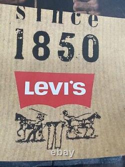 Rare Vintage Levis Strauss Brad Pitt TRex Commercial Promotional A1 Poster