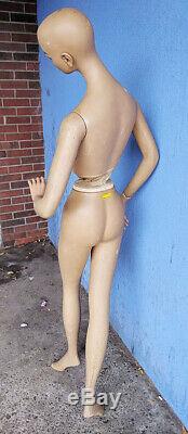 Rare Vintage Mannequin Morgese Soriano (Toronto) #6471 Upper Body Movable