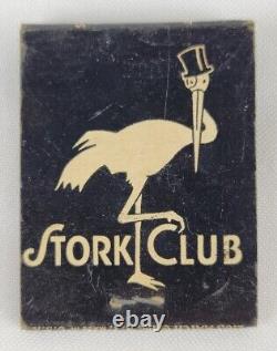 Rare Vintage Matchbook Advertising Chesterfield & Stork Club NYC Unstruck