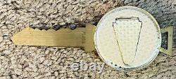 Rare Vintage Mosler Lock & Safe Company Florn Advertising Key Thermometer