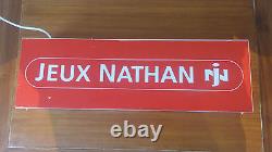 Rare Vintage Nathan Games Working Condition Neon Sign 70s/80s