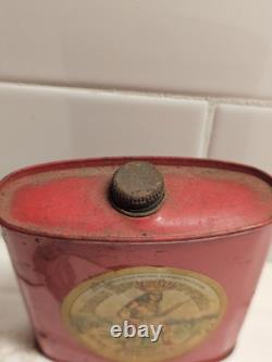 Rare Vintage Native American Indian Rifle FFFG DuPont Advertising Gun Powder Tin