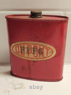 Rare Vintage Native American Indian Rifle FFFG DuPont Advertising Gun Powder Tin