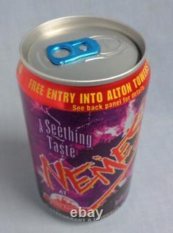 Rare Vintage Nemesis Alton Towers Empty Drinks Can From 1994 Made By Coca Cola