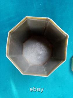 Rare Vintage Octagonal Tin With Spinner Game And Racing Cars 1930's
