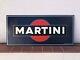 Rare Vintage Old Original 50s Martini Hard Board Not Enamel Sign Large