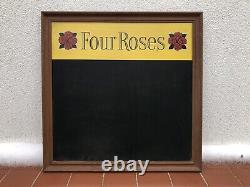 Rare Vintage Old Original Four Roses Bourbon Limited Edition Enamel Sign