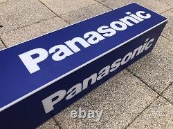 Rare Vintage Old Original Panasonic Light Sign Box Not Enamel Large