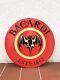 Rare Vintage Original Bacardi Rum Bar Pub Advertising Tin Sign No Enamel