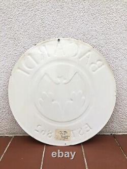Rare Vintage Original Bacardi Rum Bar Pub Advertising Tin Sign No Enamel