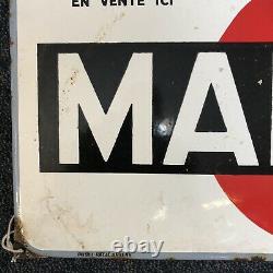Rare Vintage Original Enamel Martini Sign man cave