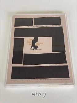 Rare Vintage Original Film Advert Print The Man With The Golden Arm By Saul Bass