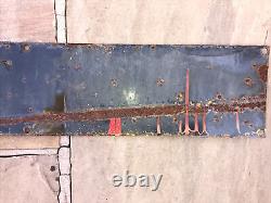 Rare Vintage Original MANCHESTER Enamel Sign