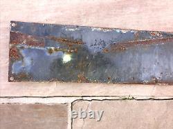 Rare Vintage Original MANCHESTER Enamel Sign