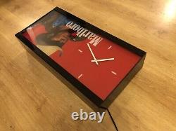 Rare Vintage Original Marlboro Cigarettes Advertising Light Sign Clock No Enamel