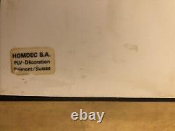 Rare Vintage Original Marlboro Cigarettes Advertising Light Sign Clock No Enamel