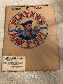 Rare Vintage Original Players Navy Cut Packaging Case/ Side Railway L. N. E. R