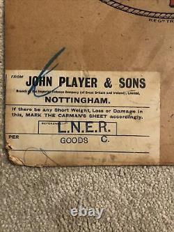 Rare Vintage Original Players Navy Cut Packaging Case/ Side Railway L. N. E. R