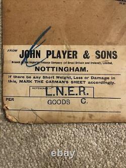 Rare Vintage Original Players Navy Cut Packaging Case/ Side Railway L. N. E. R