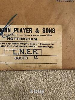 Rare Vintage Original Players Navy Cut Packaging Case/ Side Railway L. N. E. R