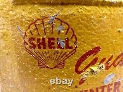 Rare Vintage Original SHELL Shellzone Coolant Anti Freeze Tin Can Motor Oil Gas