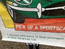 Rare Vintage Original Shell Oil Garage Promo Poster